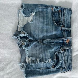American eagle stretchy jean shorts
